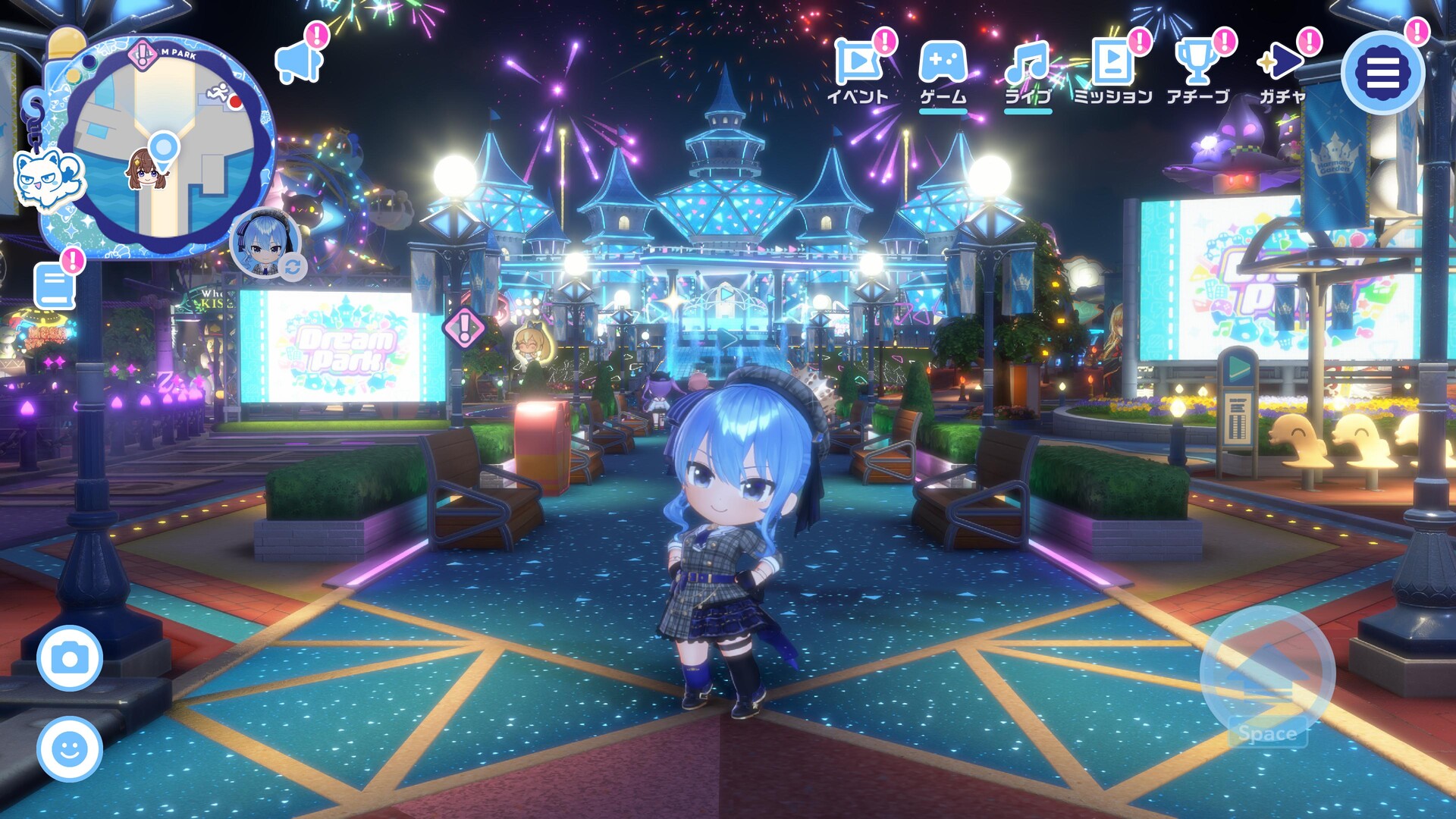 ホロライブドリームス 画面01
